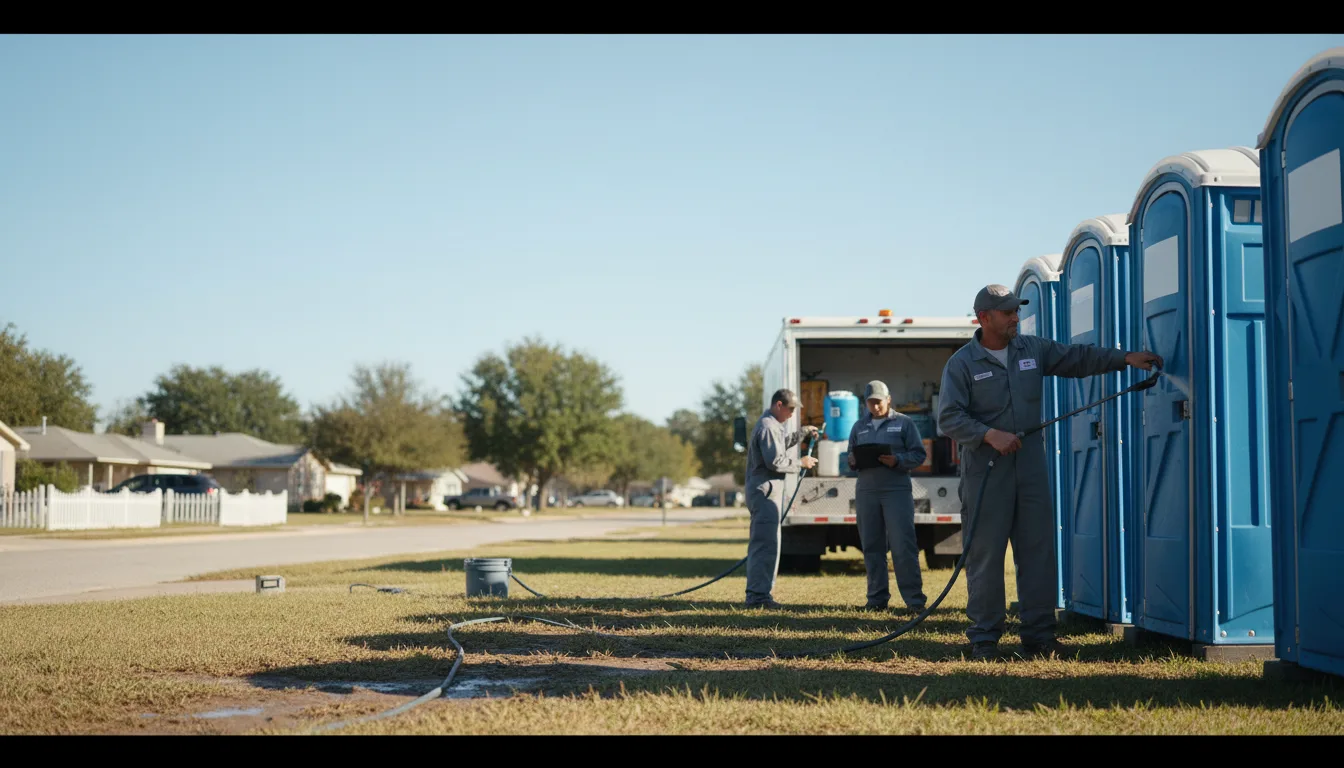 Long-Term Portable Toilet Rental in Siloam Springs, AR near me